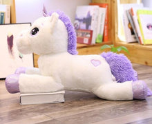 Cargue la imagen en el visor de la galería, compre peluches de unicornio arcoíris - unicornio de peluche