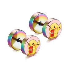 Load the picture into the gallery viewer, buy Pokemon Pikachu earrings / studs