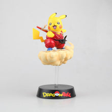 Cargue la imagen en el visor de la galería, compre la figura de Pikachu Cosplay Dragon Ball Son Goku (aproximadamente 18 cm)