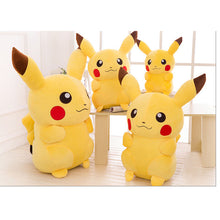 Cargue la imagen en el visor de la galería, Peluche Pikachu riendo Compre un peluche en diferentes tamaños (20-45 cm)