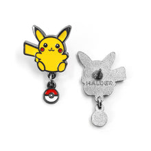 Load the image into the gallery viewer, Pokemon Pikachu & Pokeball Badge - Buy Pin