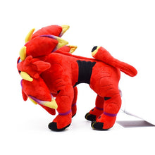 Load the picture into the gallery viewer, buy Zygarde & Red Solgaleo fabric Pokemon (approx. 25cm / 33cm)