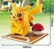 Carica l'immagine nel visualizzatore della galleria, acquista il set di blocchi di costruzione di Pokemon Pikachu