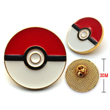 Cargue la imagen en el visor de la galería, compre Pokemon Pokeball Pin - Insignia (aprox. 3 cm)