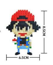 Cargue la imagen en el visor de la galería, compre Pokemon Ash Ketchum, Pokeball Building Block Set (4 diseños para elegir)