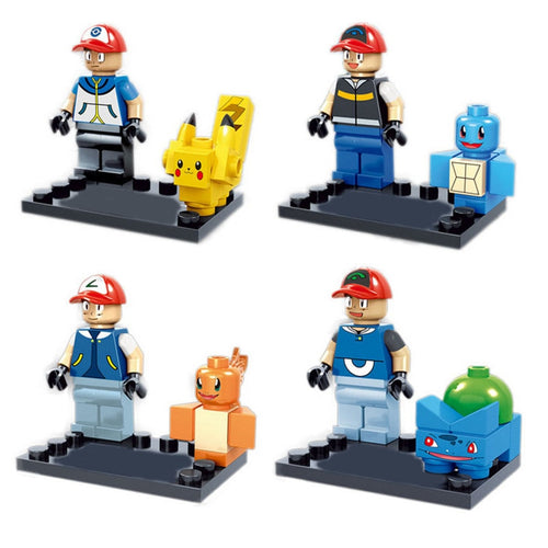 Pokemon Trainer Set mit 4 Figuren kaufen