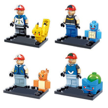 Load the picture into the gallery viewer, buy Pokemon Trainer set of 4 figures