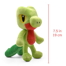 Cargue la imagen en el visor de la galería, compre el Pokémon de peluche Grovyle / Geckarbor (aproximadamente 19 cm / 33 cm)