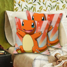 Carga la imagen en el visor de la galería, compra fundas de almohada de Pokémon (Pikachu, Charmander, Charizard, Bulbasaur)