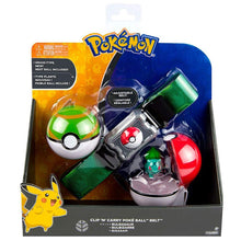 Load the picture into the gallery viewer, buy Pokemon toy poke trainer belt with pokeball and figure